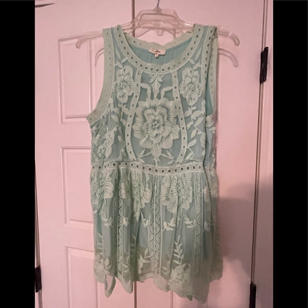 Boutique Sleeveless Top - Mint
